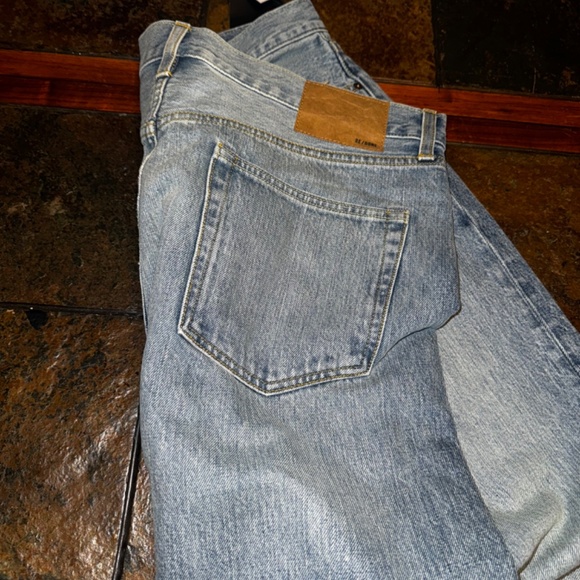 RE/done high rise stove pipe jeans - sz 34 Button Fly length 31 - Picture 4 of 6